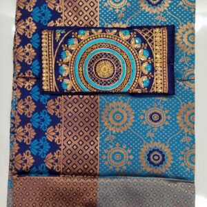 Banarasi Sarees with Contrast work Blouse 10% Discount