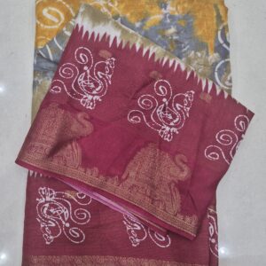 Gazetted Cepori Sarees with Contrast Blouse 10 % Discount