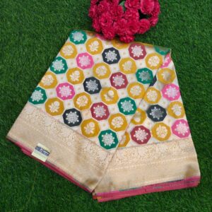 Pure Banarasi Weaving Pattu Sarees